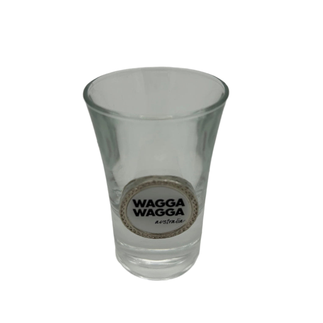 Shot Glass - Wagga Wagga Australia Logo