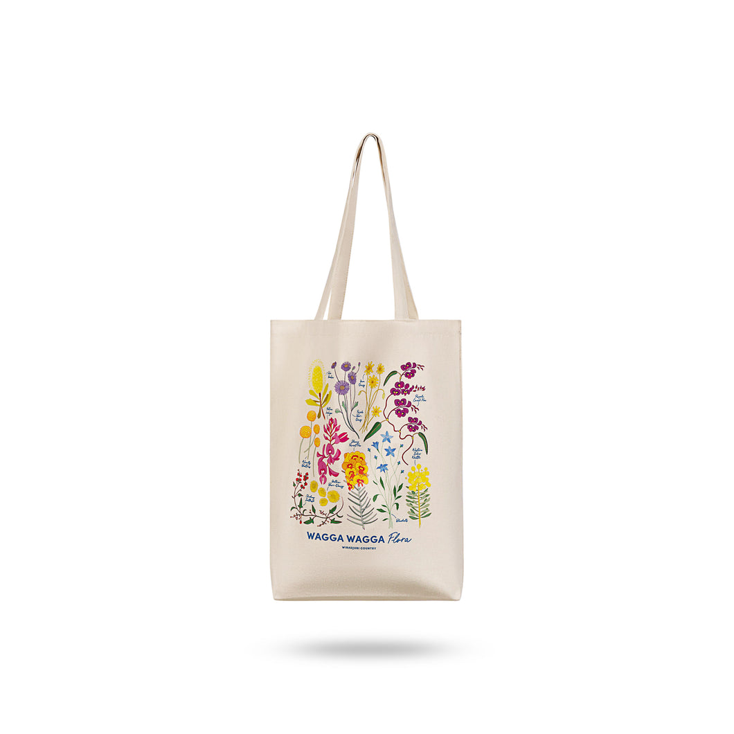 COLLABS - With Love x Visit Wagga Floral Tote Bag